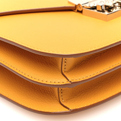 MCM Grained Calfskin Patricia Park Avenue Crossbody Bag Golden Mango 8 of 9
