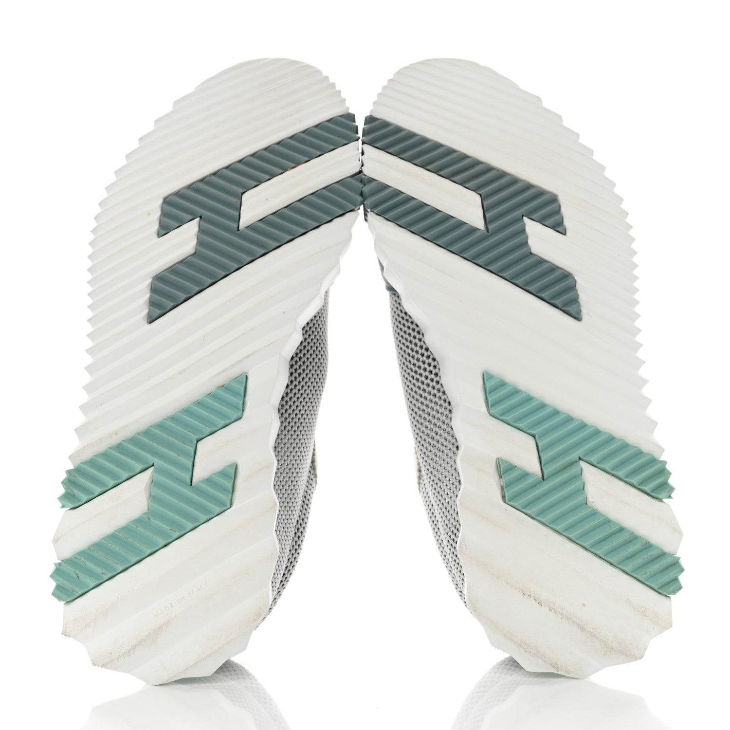 Hermes Air Mesh Suede Goatskin Bouncing Sneakers 37 Vert D'Eau 5 of 8