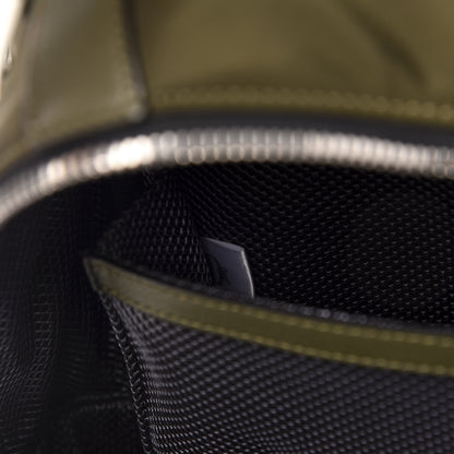 MCM Nylon Visetos Medium Jemison 2-in-1 Backpack Loden Green 6 of 9