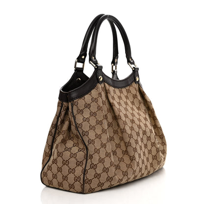 Gucci Monogram Medium Sukey Tote Dark Brown 3 of 15