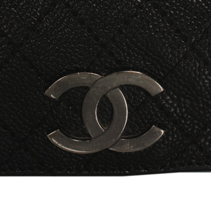 Chanel Glazed Caviar Pocket In The City Tote Black 5 of 8