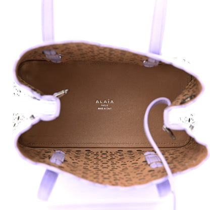Alaia Calfskin Vienne Wave Mina 20 Bag Parme Clair 6 of 11