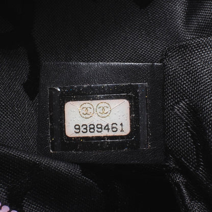 Chanel Calfskin Quilted Cambon Pochette Pink Black 7 of 7