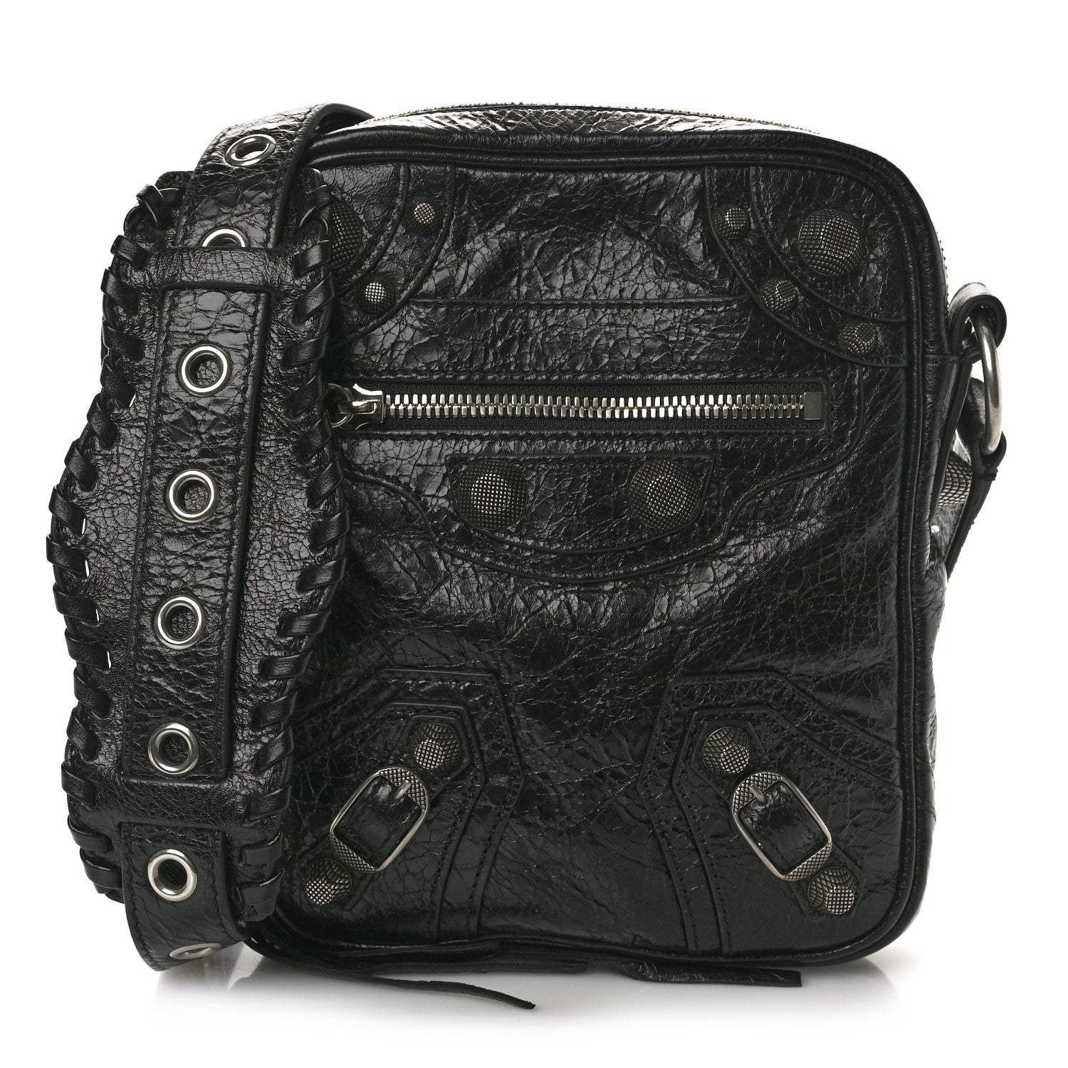 Balenciaga Agneau Arena Le Cagole Crossbody Bag Black 1 of 11