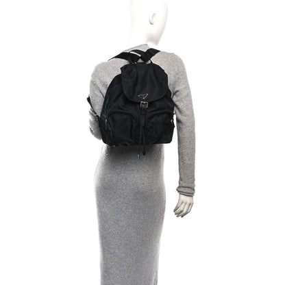 Prada Nylon Vela Medium Backpack Black 2 of 11