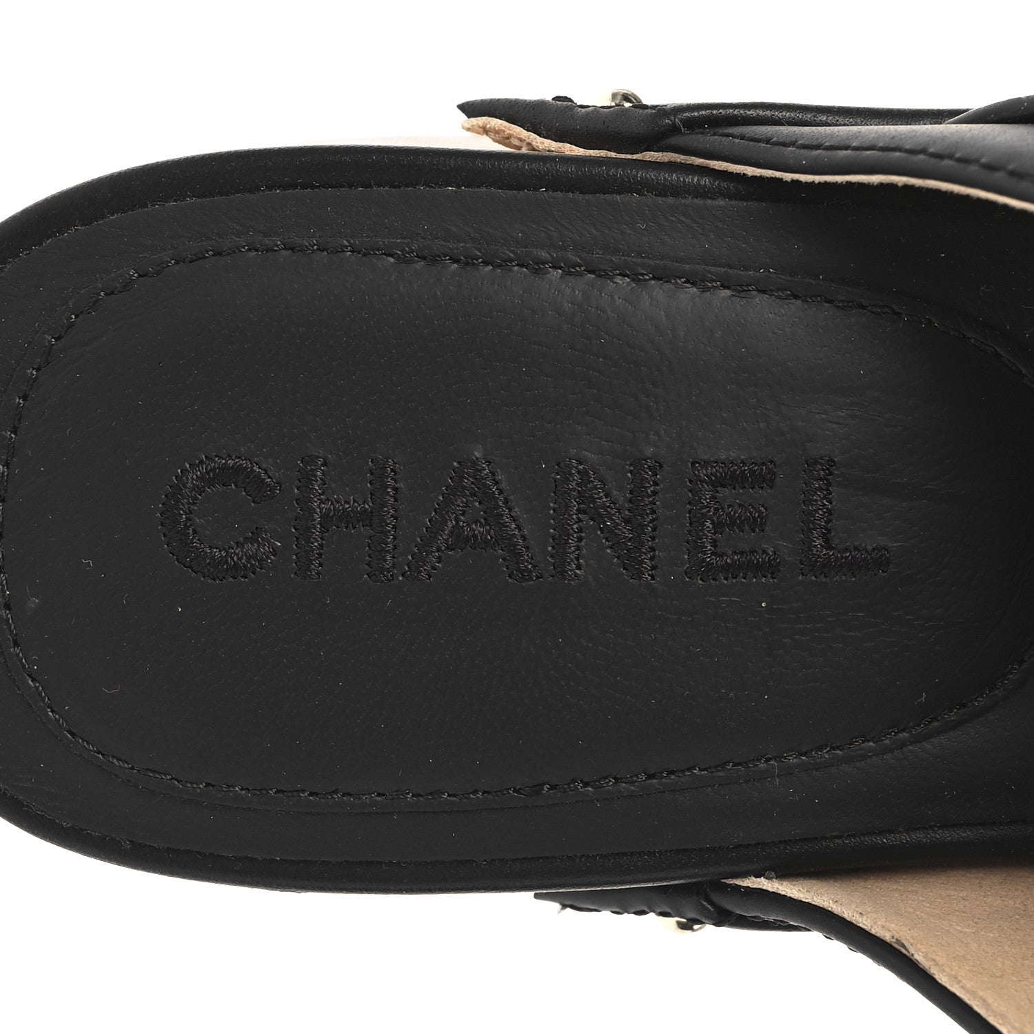 Chanel Calfskin CC Turn Lock Clogs 38 Black 9 of 9