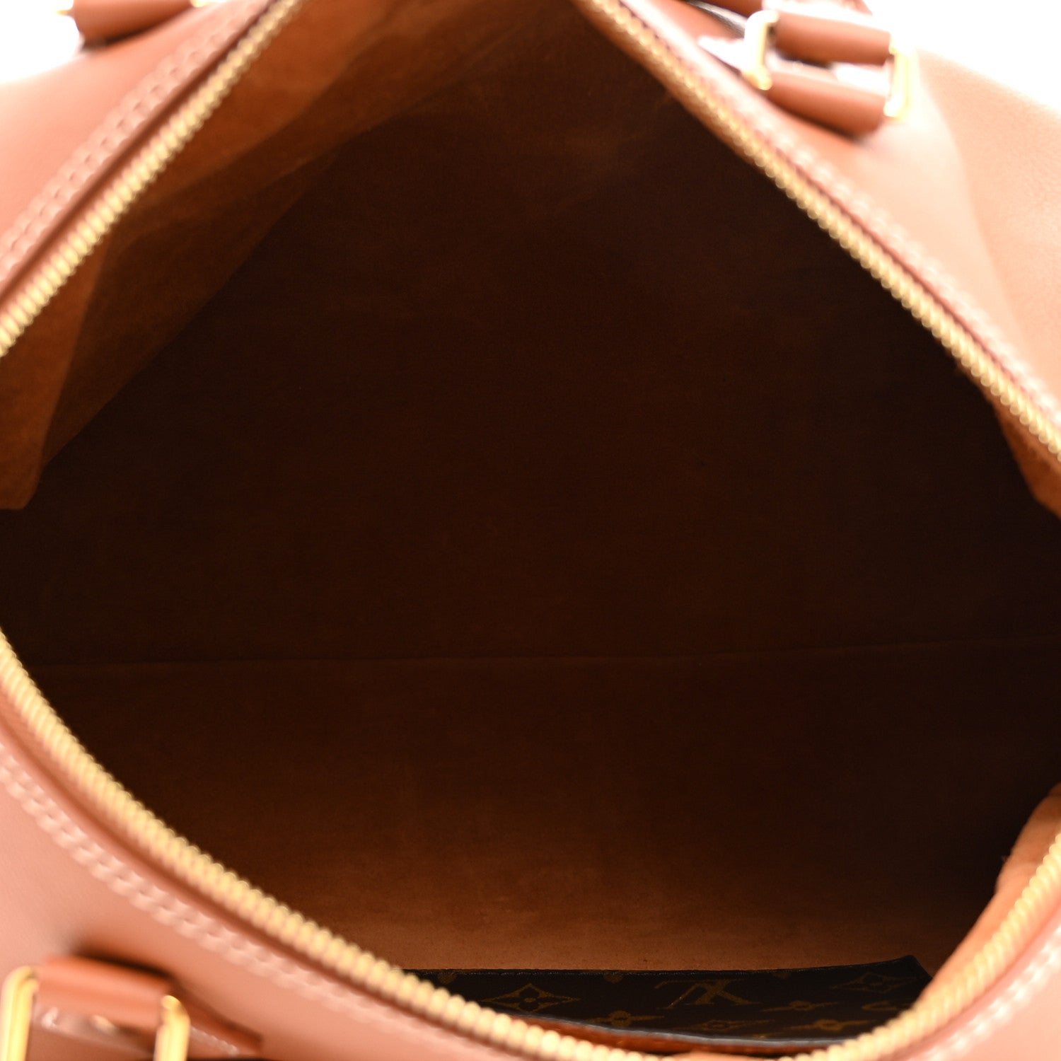 Louis Vuitton Grained Calfskin Low Key Speedy 30 Cognac 4 of 8