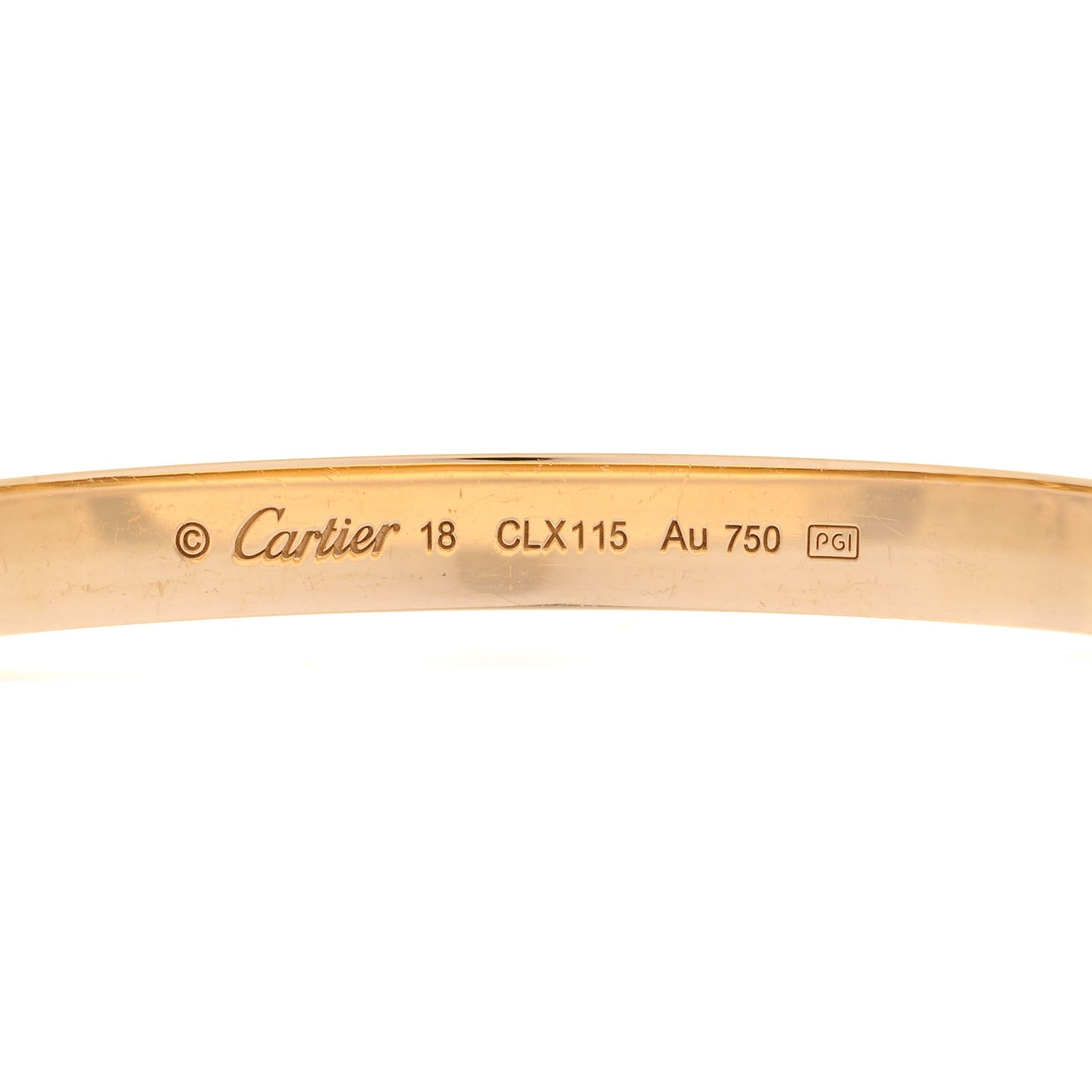 18K Yellow Gold LOVE Bracelet 18