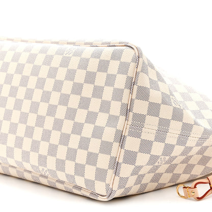 Louis Vuitton Damier Azur Neo Neverfull GM Rose Ballerine 10 of 11