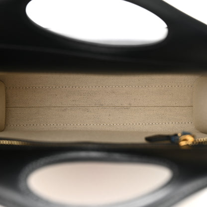 Burberry Calfskin Check Mini Pocket Bag Black 5 of 11
