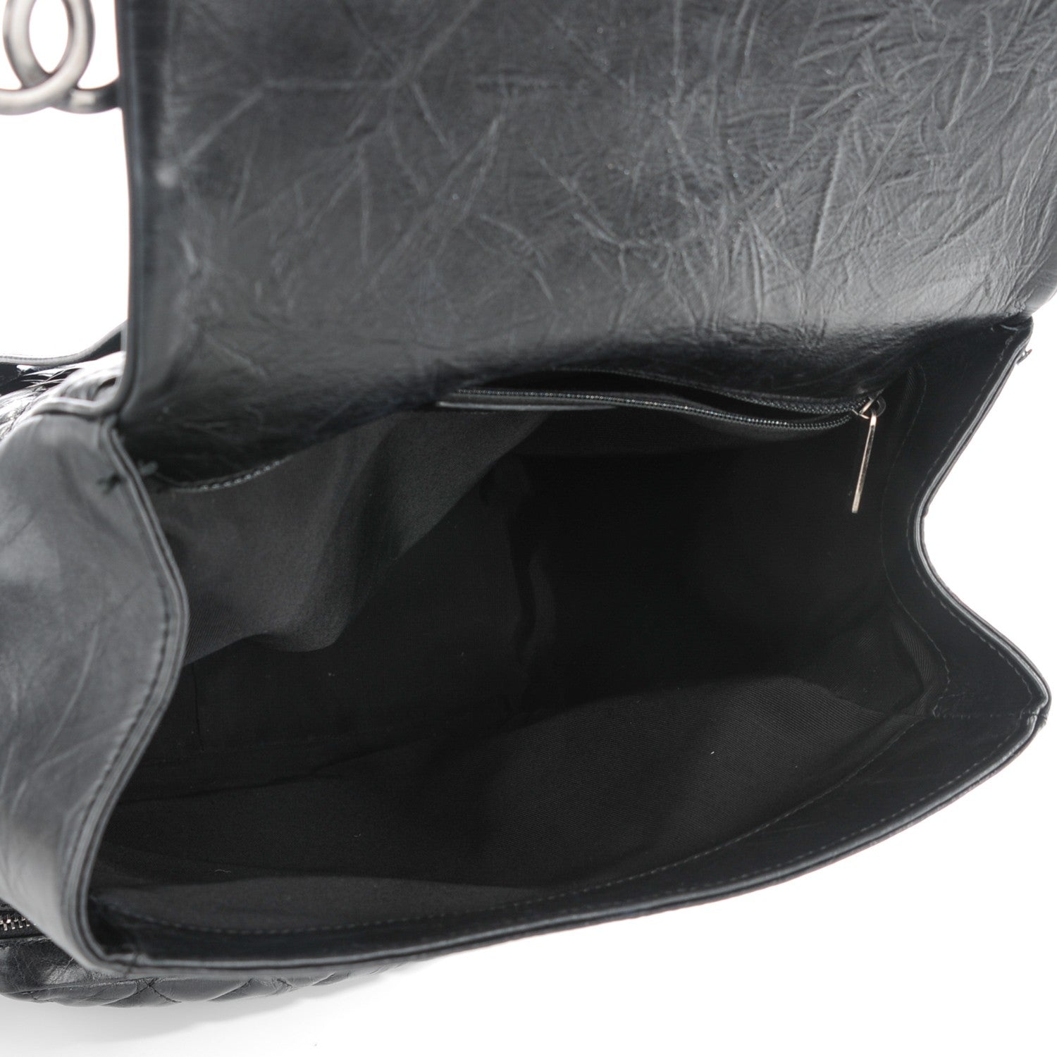 Chanel Calfskin Quilted Casual Rock Backpack Black 5 of 7