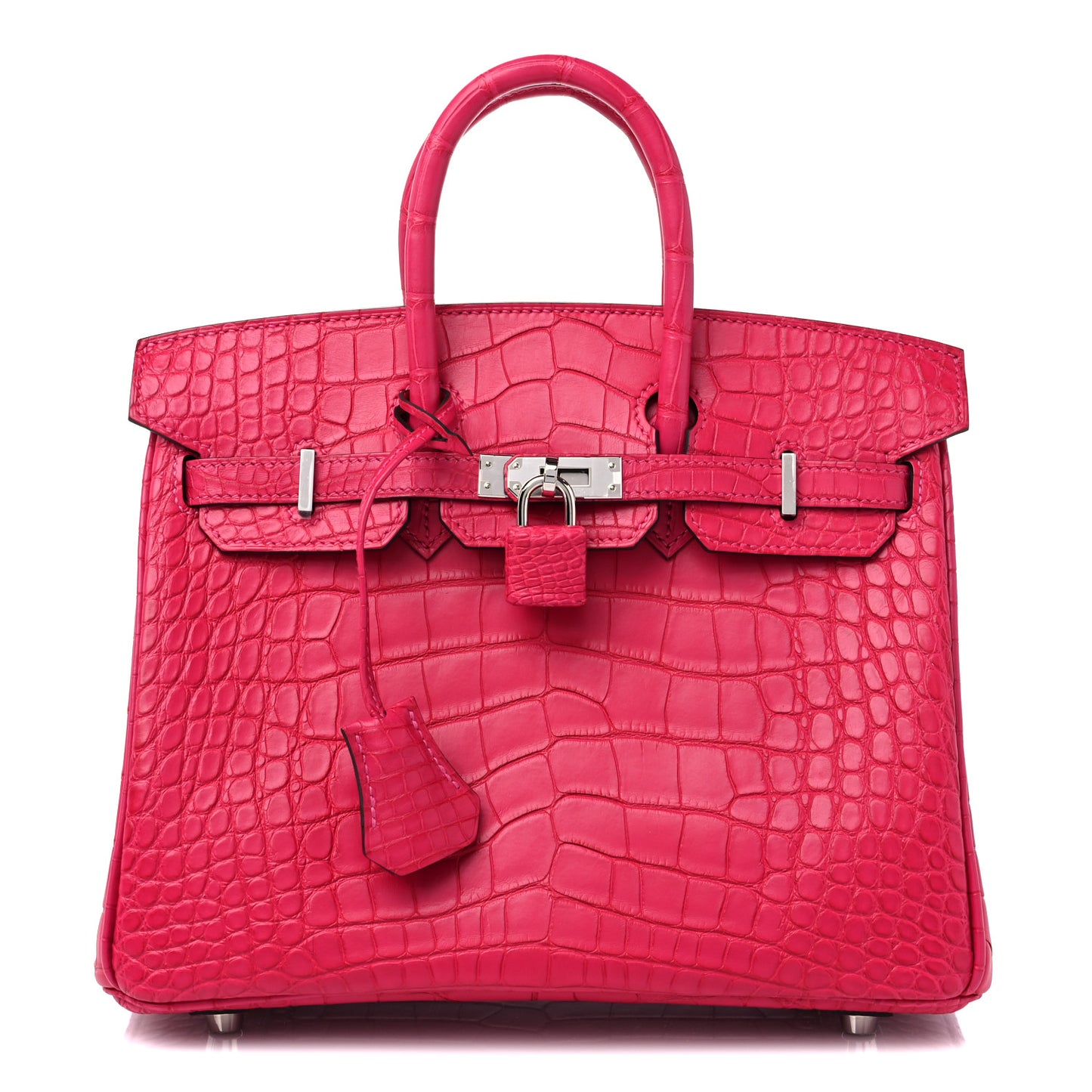 Matte Alligator Birkin 25 Framboise