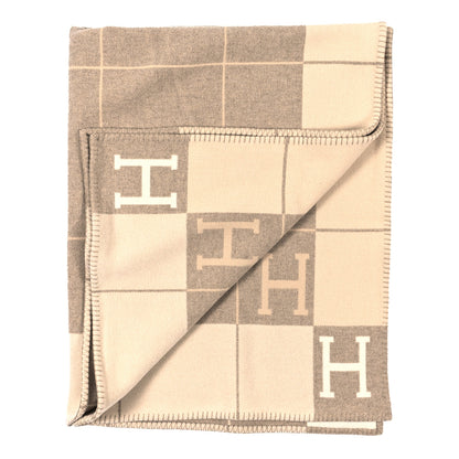 Hermes Wool Cashmere Avalon III Blanket Coco Camomille 3 of 4