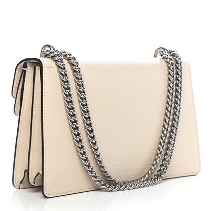 Gucci Textured Calfskin Crystal Small Dionysus Shoulder Bag Mystic White 3 of 9