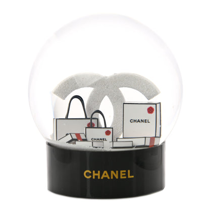 Chanel Glass CC Shopping Bag Snow Globe 1 of 5