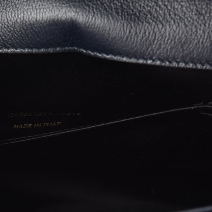 Saint Laurent Calfskin Monogram Large Belle De Jour Clutch Navy 7 of 9