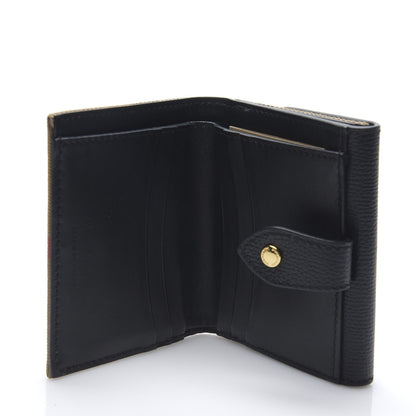 Burberry House Check Luna French Wallet Black 4 of 5