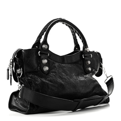 Balenciaga Agneau Giant 21 Silver Hardware City Black 3 of 10