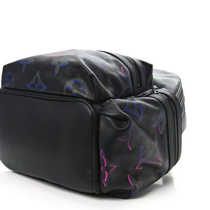 Louis Vuitton Calfskin Monogram Spotlight Comet Backpack Black Borealis 8 of 12