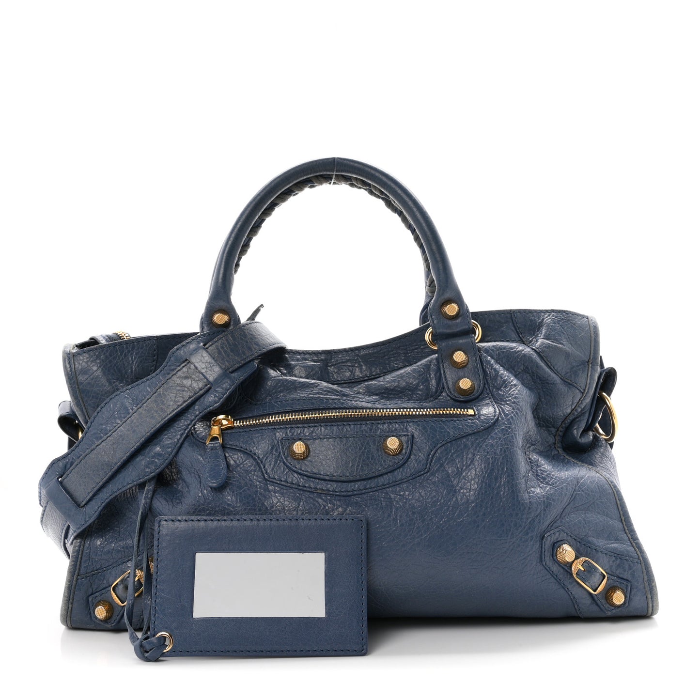 Agneau Giant 12 Gold Hardware City Bleu Persan