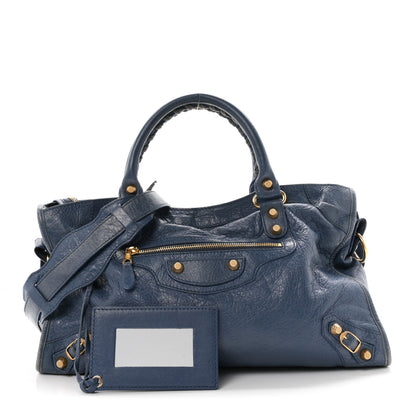 Balenciaga Agneau Giant 12 Gold Hardware City Bleu Persan 3 of 12