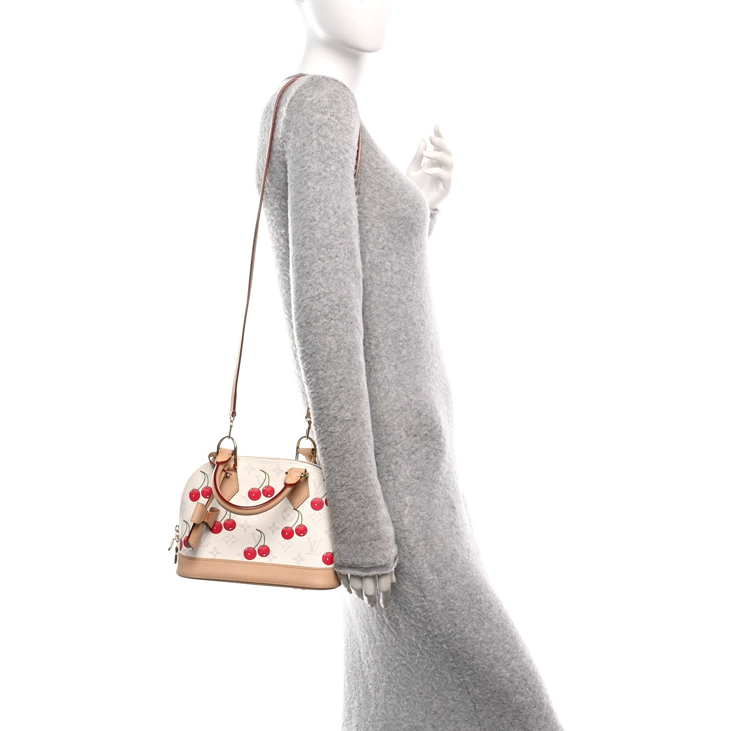 Louis Vuitton LV X TM Monogram Cerises Alma BB White 2 of 10