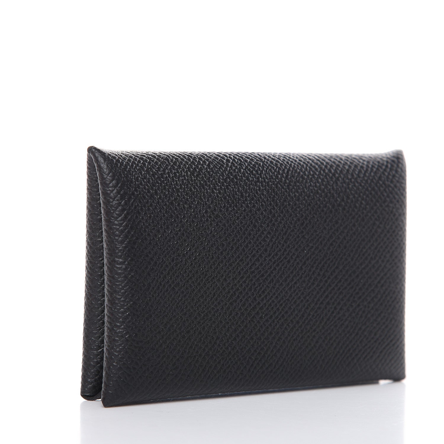 Hermes Epsom Calvi Card Case Black 3 of 8