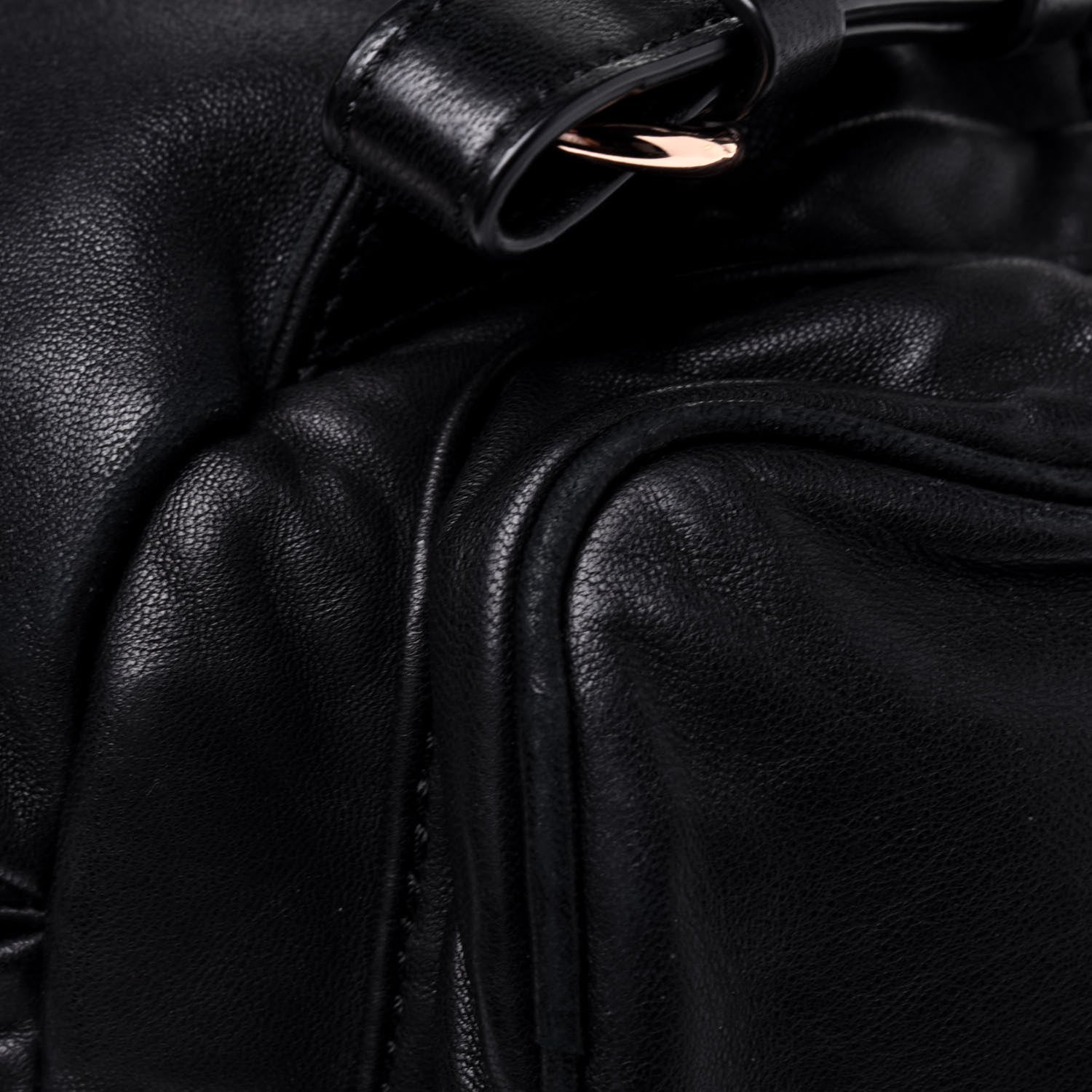 Alexander Wang Lambskin Mini Marti Backpack Washed Black Rose Gold Hardware 11 of 25
