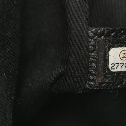 Chanel Grained Calfskin Small Stitched Flap Black 8 of 12