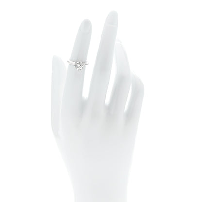 Tiffany Platinum Diamond 1.32ct Solitaire Engagement Ring 47 4 2 of 7