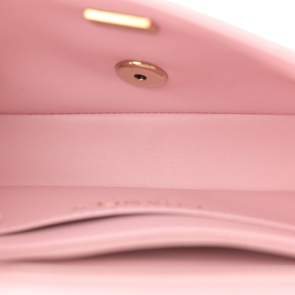 Chanel Lambskin Quilted Extra Mini Rectangular Flap Light Pink 5 of 11