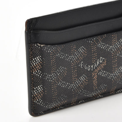 Goyard Goyardine Saint Sulpice Card Holder Black 10 of 13