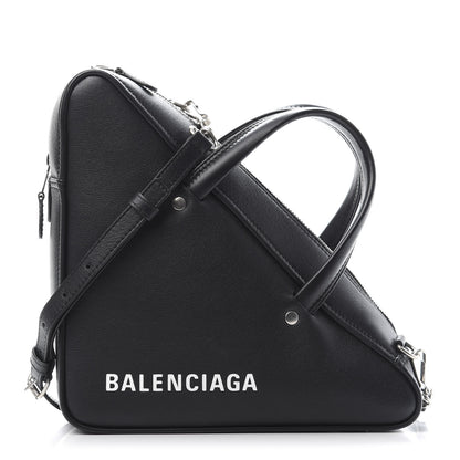 Balenciaga Calfskin S Triangle Duffle Black 1 of 10