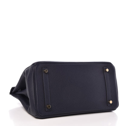 Hermes Togo Birkin 30 Bleu Nuit 5 of 33