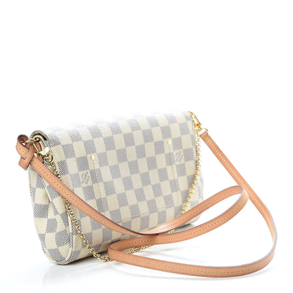 Louis Vuitton Damier Azur Favorite MM 3 of 13