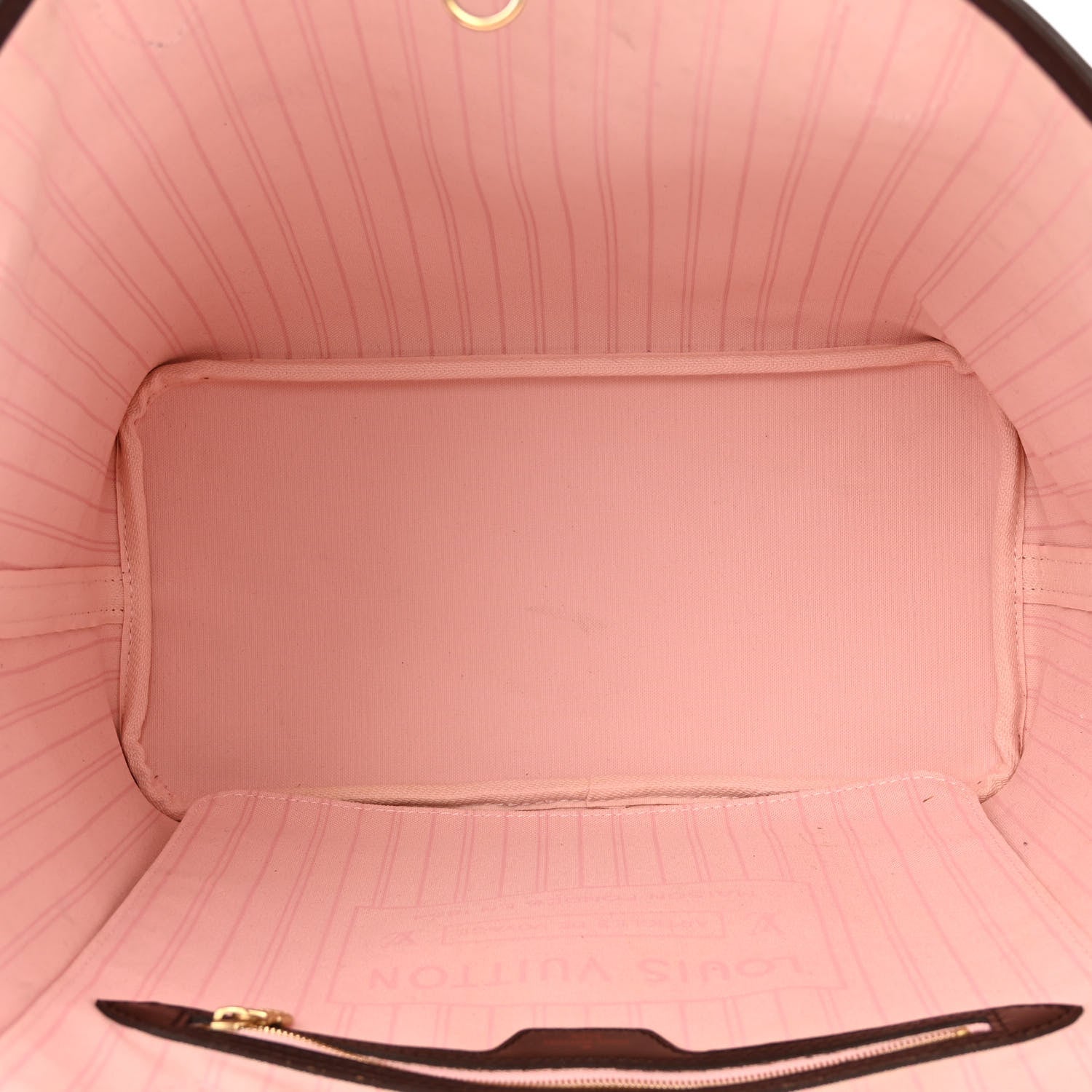 Louis Vuitton Damier Ebene Neo Neverfull MM Rose Ballerine 6 of 11