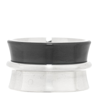 Tiffany Sterling Silver Titanium Wide 1837 Band Ring 48 4.5 3 of 5