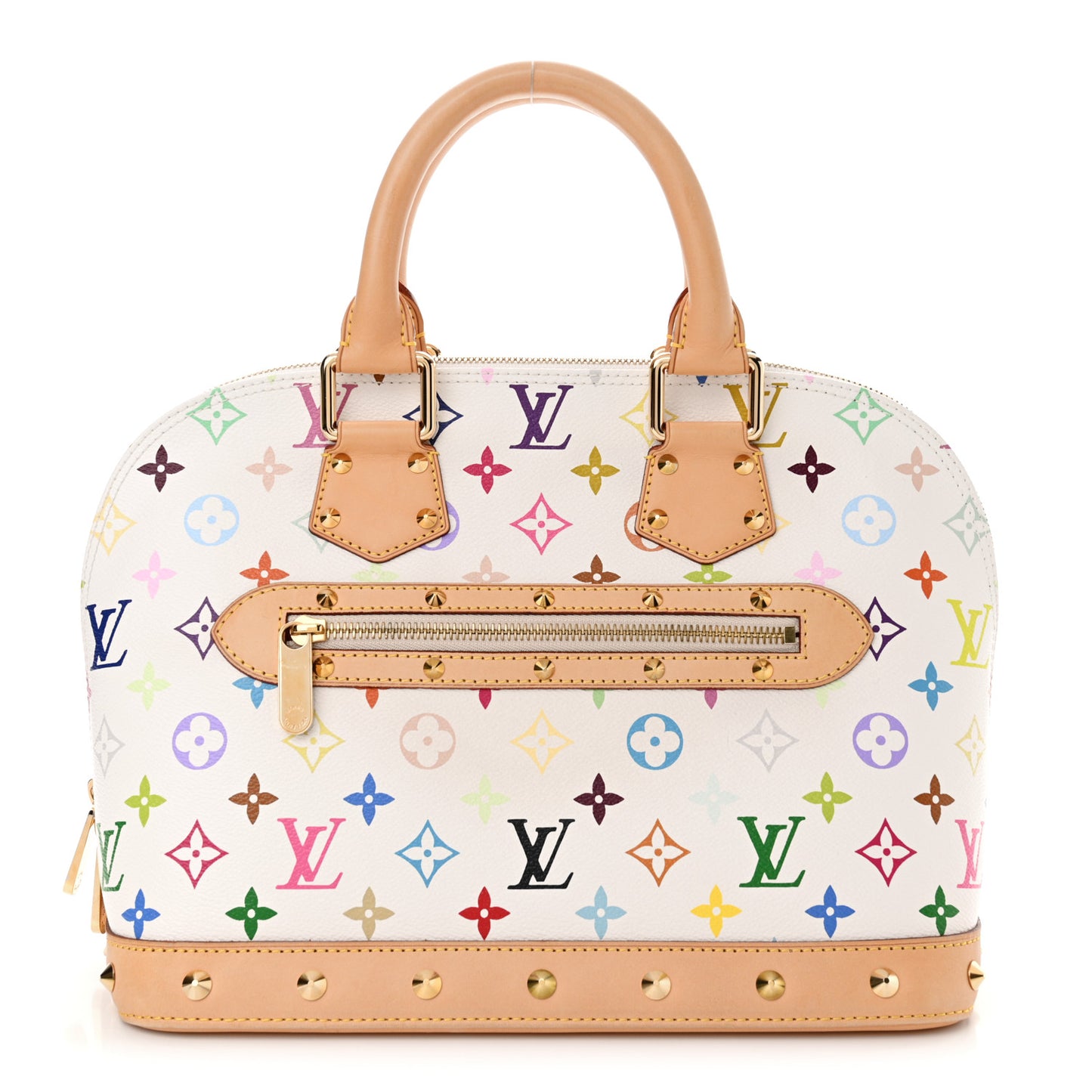 Monogram Multicolor Alma PM White