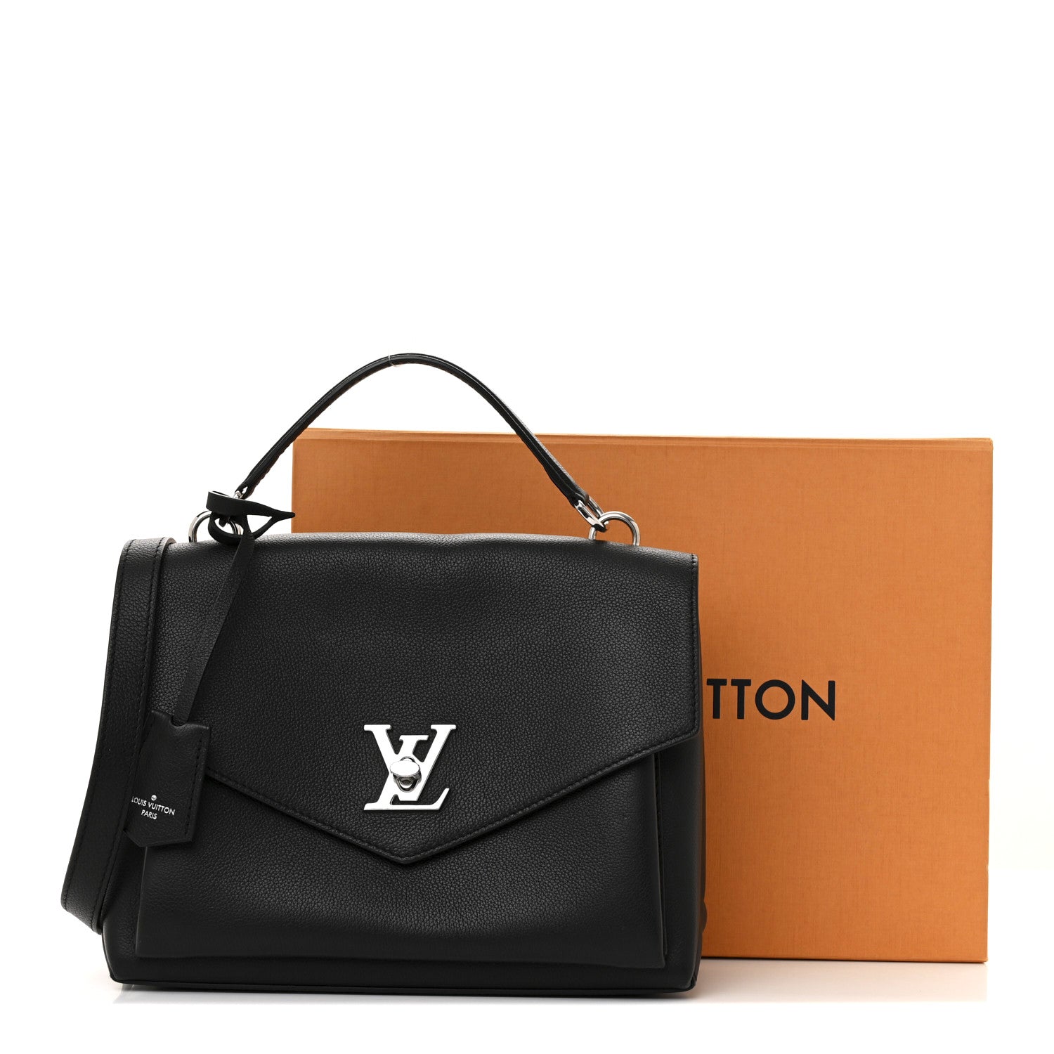Louis Vuitton Soft Calfskin My Lockme Top Handle Black 15 of 15