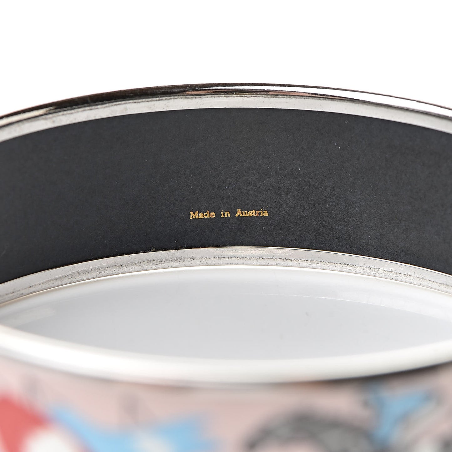 Enamel Printed Horse Racing Wide Bracelet 70
