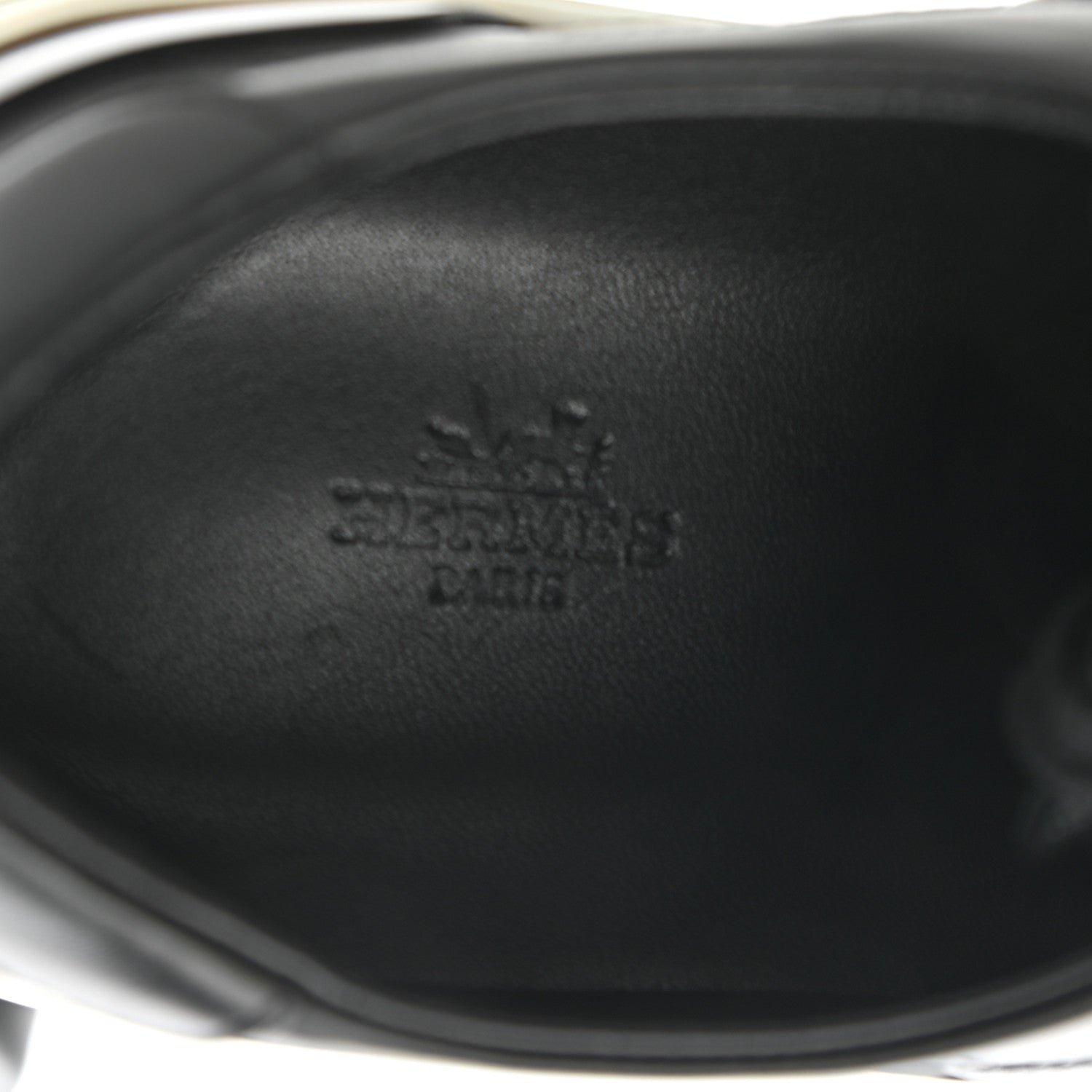 Hermes Calfskin Deep Sneakers 40 Black 7 of 9