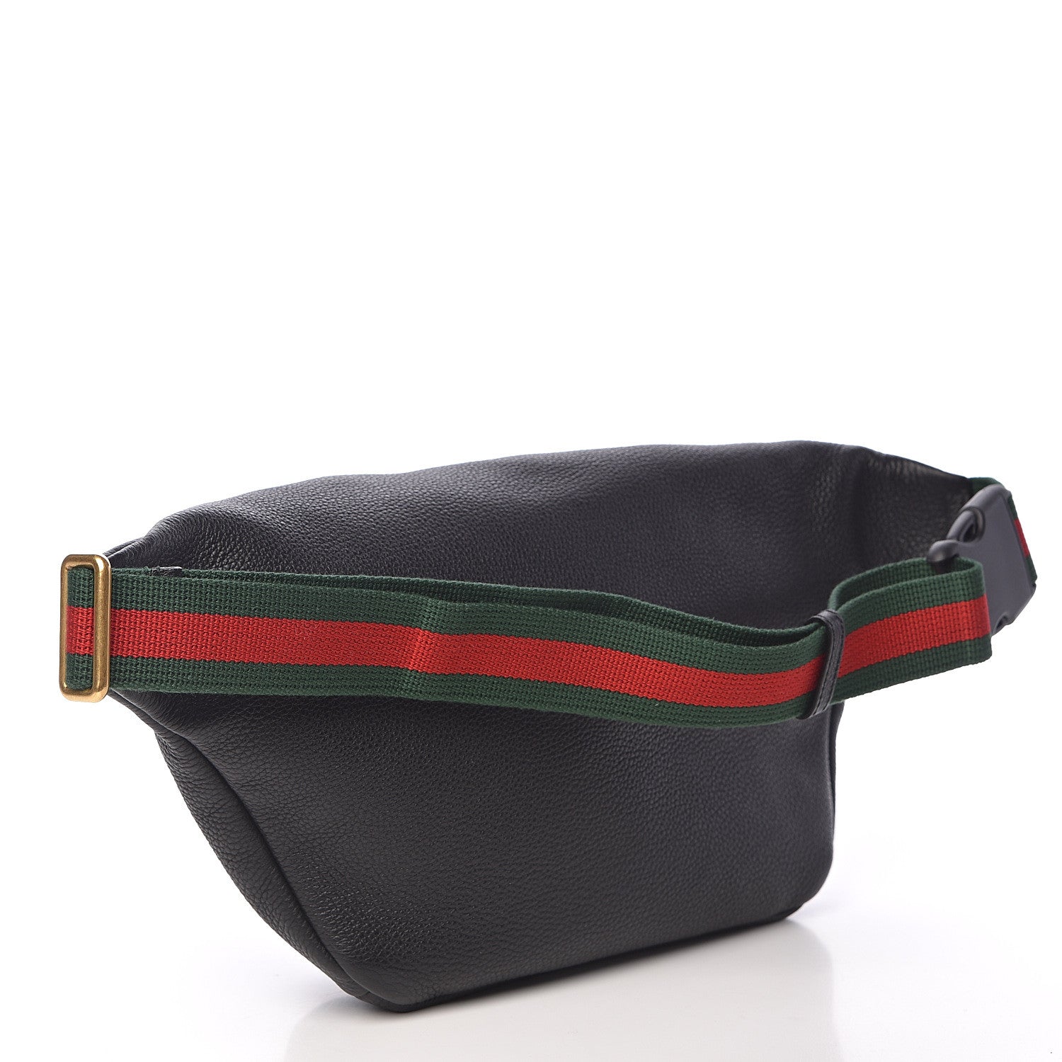 Gucci Grained Calfskin Logo Belt Bag Black 3 of 11