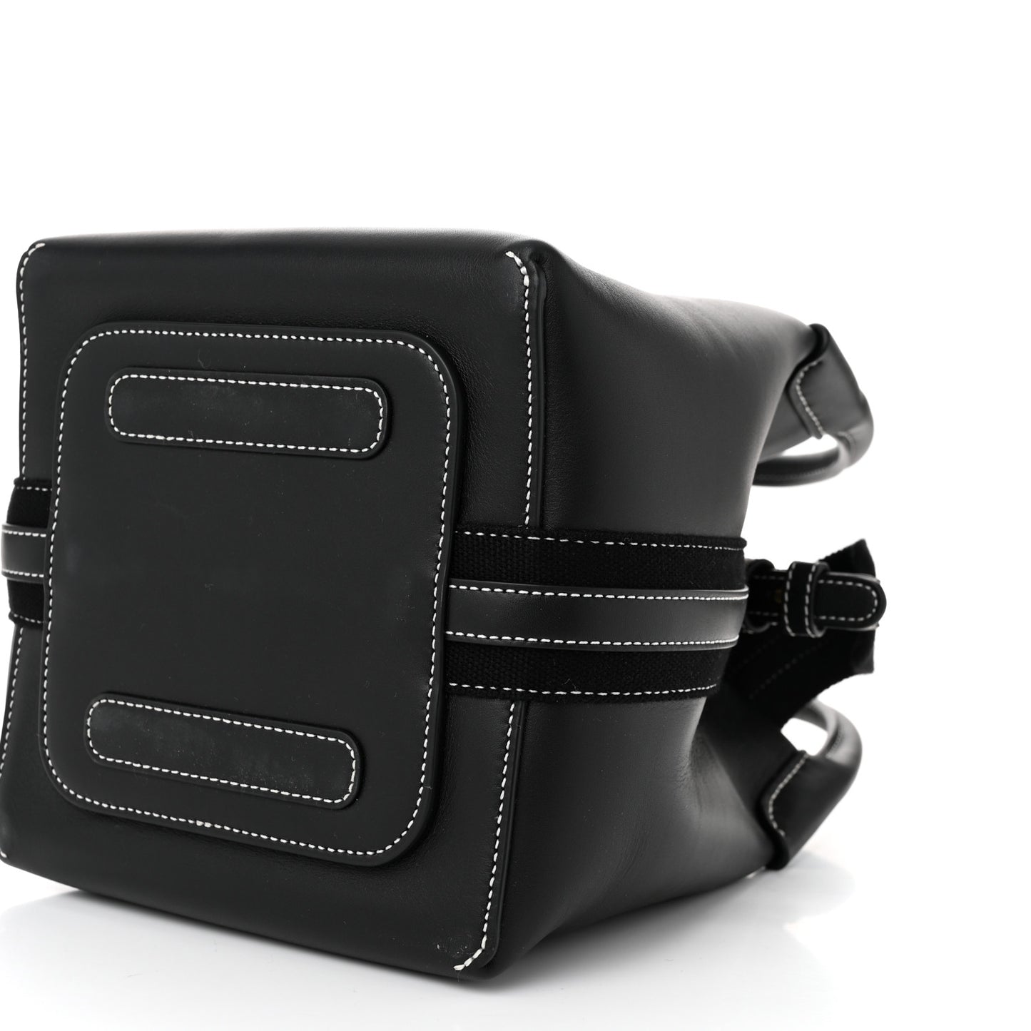 Smooth Calfskin Small Bale Bag Black