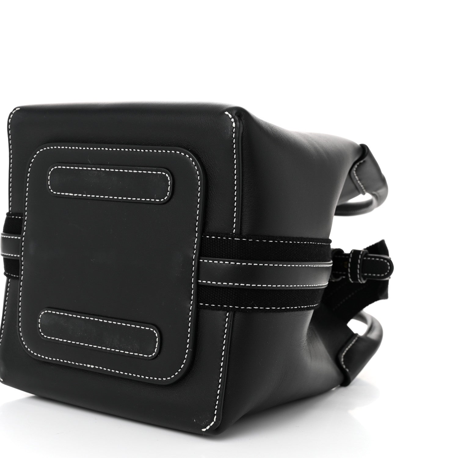 Loro Piana Smooth Calfskin Small Bale Bag Black 9 of 9