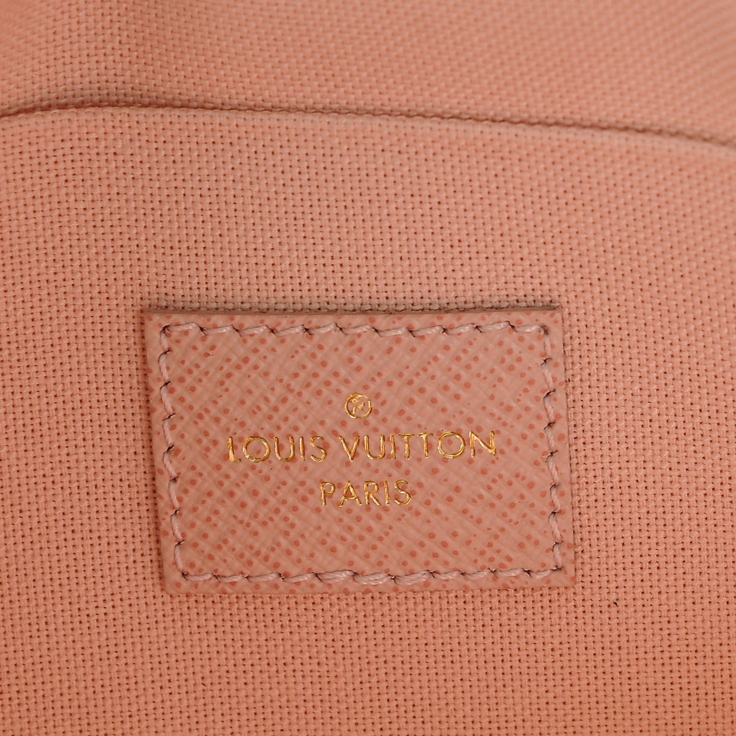 Damier Azur Pochette Felicie Chain Wallet Rose Ballerine