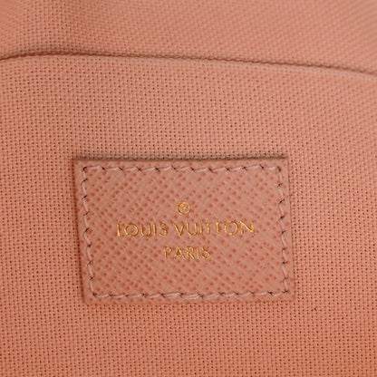 Louis Vuitton Damier Azur Pochette Felicie Chain Wallet Rose Ballerine 6 of 6