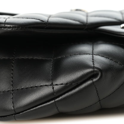 Chanel Calfskin Quilted CC Uniform Flap Belt Bag Black 9 of 10