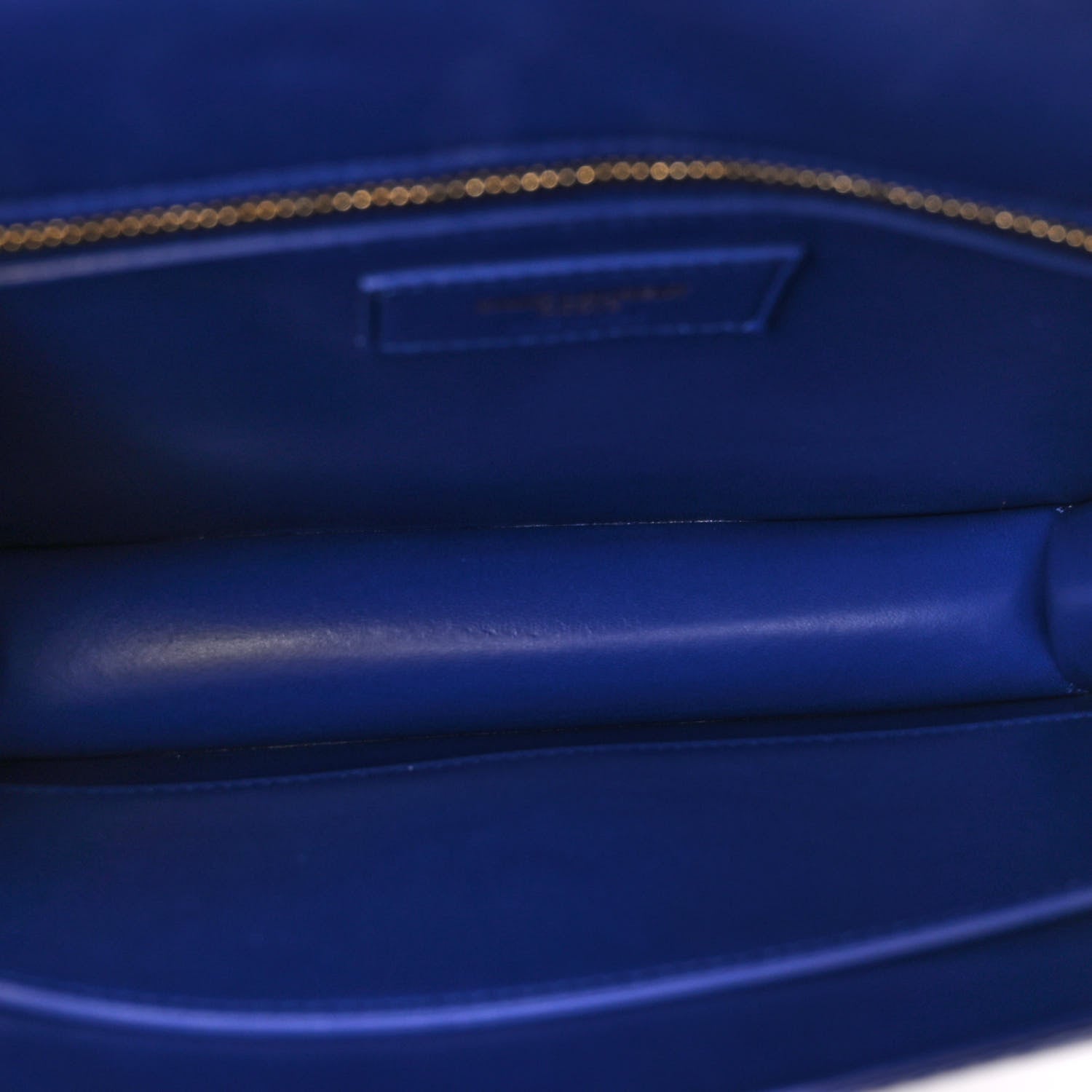 Saint Laurent Box Calfskin Le Carre Satchel Blue 5 of 9
