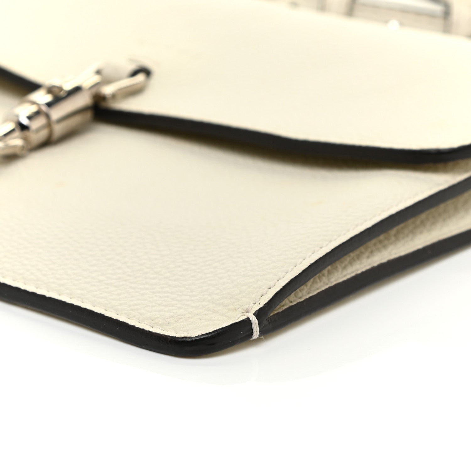 Gucci Grand Prix Calfskin Jackie Convertible Shoulder Bag White 9 of 18