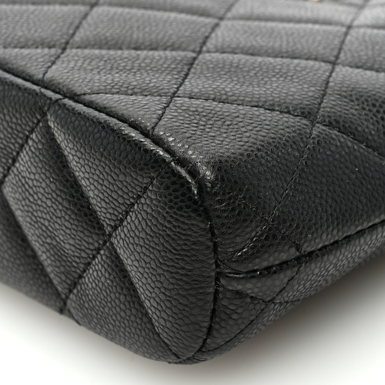 Chanel Caviar Quilted Classic Clutch With Chain Black 10 of 11